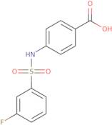 4-((3-Fluorophenyl)sulfonamido)benzoic acid