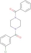 1-Benzoyl-4-(3-chlorobenzoyl)piperazine