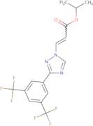 (Z)-isopropyl 3-(3-(3,5-bis(trifluoromethyl)phenyl)-1H-1,2,4-triazol-1-yl)acrylate