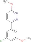 3-(3-Chloro-5-methoxyphenyl)-6-methoxypyridazine