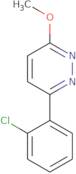 3-(2-Chlorophenyl)-6-methoxypyridazine