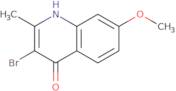 3-Bromo-7-methoxy-2-methylquinolin-4-ol