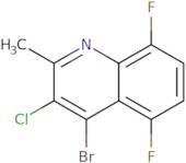 4-Bromo-3-chloro-5,8-difluoro-2-methylquinoline