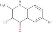 6-Bromo-3-chloro-2-methylquinolin-4-ol