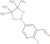2-Fluoro-5-(tetramethyl-1,3,2-dioxaborolan-2-yl)pyridine-3-carbaldehyde