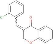 3-[(E)-(2-Chlorophenyl)methylidene]-2,3-dihydro-4H-chromen-4-one
