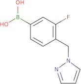 [3-Fluoro-4-(1H-pyrazol-1-ylmethyl)phenyl]boronic acid