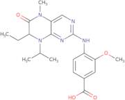 (R)-4-(7-Ethyl-8-isopropyl-5-methyl-6-oxo-5,6,7,8-tetrahydro-pteridin-2-ylamino)-3-methoxy-benzoic…