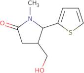 4-(Hydroxymethyl)-1-methyl-5-(thiophen-2-yl)pyrrolidin-2-one