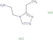 2-(3-Ethyl-4H-1,2,4-triazol-4-yl)ethan-1-amine dihydrochloride