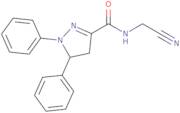 N-(Cyanomethyl)-1,5-diphenyl-4,5-dihydro-1H-pyrazole-3-carboxamide