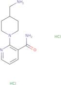 2-[4-(Aminomethyl)piperidin-1-yl]pyridine-3-carboxamide dihydrochloride