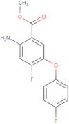 Methyl 2-amino-4-fluoro-5-(4-fluorophenoxy)benzoate