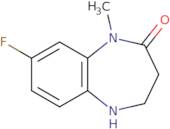 8-Fluoro-1-methyl-2,3,4,5-tetrahydro-1H-1,5-benzodiazepin-2-one