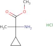 Methyl 2-amino-2-cyclopropylpropanoate hydrochloride