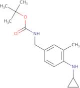 tert-Butyl N-{[4-(cyclopropylamino)-3-methylphenyl]methyl}carbamate