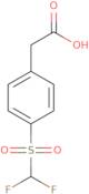 2-(4-Difluoromethanesulfonylphenyl)acetic acid