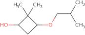 2,2-Dimethyl-3-(2-methylpropoxy)cyclobutan-1-ol