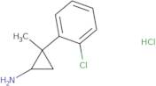 2-(2-Chlorophenyl)-2-methylcyclopropan-1-amine hydrochloride