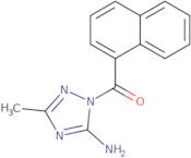 3-Methyl-1-(naphthalene-1-carbonyl)-1H-1,2,4-triazol-5-amine