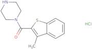 1-(3-Methyl-1-benzothiophene-2-carbonyl)piperazine hydrochloride