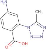 4-Amino-2-(5-methyl-1H-1,2,3,4-tetrazol-1-yl)benzoic acid