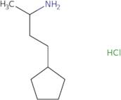 4-Cyclopentylbutan-2-amine hydrochloride