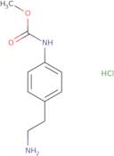 Methyl N-[4-(2-aminoethyl)phenyl]carbamate hydrochloride