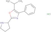 4-Phenyl-5-(propan-2-yl)-2-(pyrrolidin-2-yl)-1,3-oxazole hydrochloride