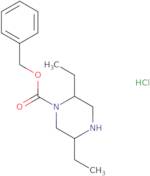 Benzyl 2,5-diethylpiperazine-1-carboxylate hydrochloride