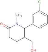 6-(3-Chlorophenyl)-5-(hydroxymethyl)-1-methylpiperidin-2-one