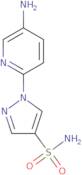 1-(5-Aminopyridin-2-yl)-1H-pyrazole-4-sulfonamide