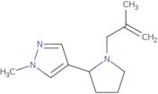 1-Methyl-4-[1-(2-methylprop-2-en-1-yl)pyrrolidin-2-yl]-1H-pyrazole