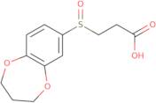 3-(3,4-Dihydro-2H-1,5-benzodioxepine-7-sulfinyl)propanoic acid