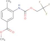 Methyl 4-methyl-3-{[(2,2,2-trifluoroethoxy)carbonyl]amino}benzoate