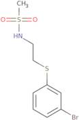 N-{2-[(3-Bromophenyl)sulfanyl]ethyl}methanesulfonamide