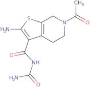 6-Acetyl-2-amino-N-(aminocarbonyl)-4,5,6,7-tetrahydrothieno[2,3-c]pyridine-3-carboxamide