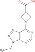 1-(3-Ethyl-3H-[1,2,3]triazolo[4,5-d]pyrimidin-7-yl)azetidine-3-carboxylic acid