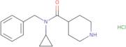 N-Benzyl-N-cyclopropylpiperidine-4-carboxamide hydrochloride