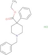 Ethyl 1-benzyl-4-phenylpiperidine-4-carboxylate hydrochloride