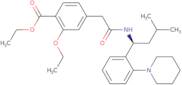 (S)-Ethyl 2-ethoxy-4-[[[N-[1-(2-piperidinophenyl)-3-methyl-1-butyl]amino]carbonyl]methyl]benzoate