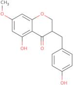 4H-1-Benzopyran-4-one,2,3-dihydro-5-hydroxy-3-[(4-hydroxyphenyl)methyl]-7-methoxy