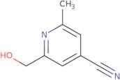 2-(Hydroxymethyl)-6-methyl-4-pyridinecarbonitrile