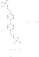 1,1'-Bis[3-(trimethylammonio)propyl]-4,4'-bipyridinium tetrachloride dihydrate