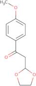 2-(1,3-Dioxolan-2-yl)-1-(4-methoxy-phenyl)-ethanone