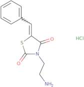 3-(2-Aminoethyl)-5-(phenylmethylidene)-1,3-thiazolidine-2,4-dione hydrochloride