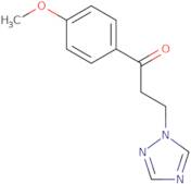 1-(4-Methoxyphenyl)-3-(1H-1,2,4-triazol-1-yl)propan-1-one