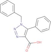 1-Benzyl-5-phenyl-1H-1,2,3-triazole-4-carboxylic acid
