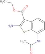 Ethyl 7-acetamido-2-aminobenzo[b]thiophene-3-carboxylate