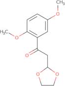 1-(2,5-Dimethoxy-phenyl)-2-(1,3-dioxolan-2-yl)-ethanone